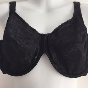 New Liz Claiborne black underwire bra size 42D